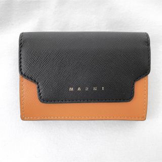 マルニ(Marni)のMARNI マルニ　三つ折り財布　コンパクト　ウォレット　サフィアノ　小銭入れ(財布)