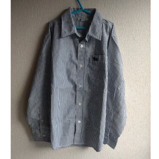 オールドネイビー(Old Navy)の新品 old navy ストライプシャツ 130 M 男女OK(Tシャツ/カットソー)