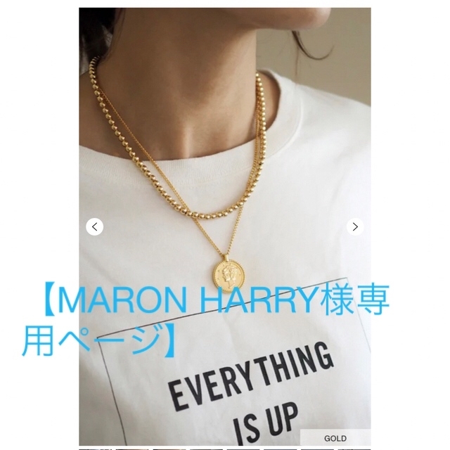 ANIECA - 【MARON HARRY様専用ページ】 ANIECA コインネックレスの通販