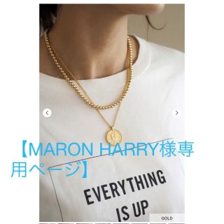 アニーカ(ANIECA)の【MARON HARRY様専用ページ】  ANIECA コインネックレス(ネックレス)