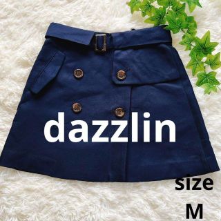 ダズリン(dazzlin)の❇️781❇️dazzlin  ダズリン【M】⚜️トレンチ台形ミニスカート⚜️(ミニスカート)