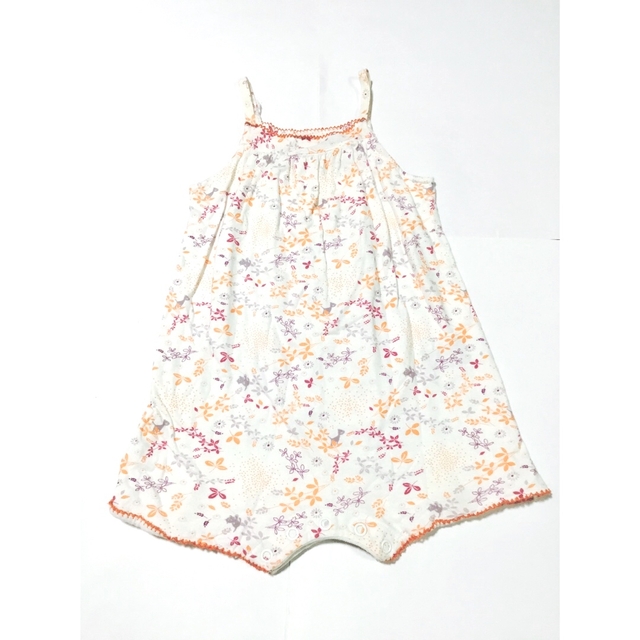 PETIT BATEAU(プチバトー)の［PETITBATEAU］ロンパース　6m 67㌢ キッズ/ベビー/マタニティのベビー服(~85cm)(ロンパース)の商品写真