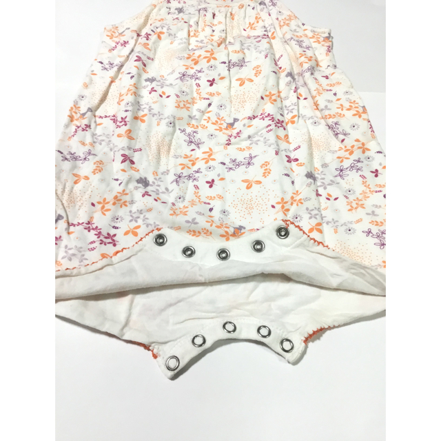 PETIT BATEAU(プチバトー)の［PETITBATEAU］ロンパース　6m 67㌢ キッズ/ベビー/マタニティのベビー服(~85cm)(ロンパース)の商品写真