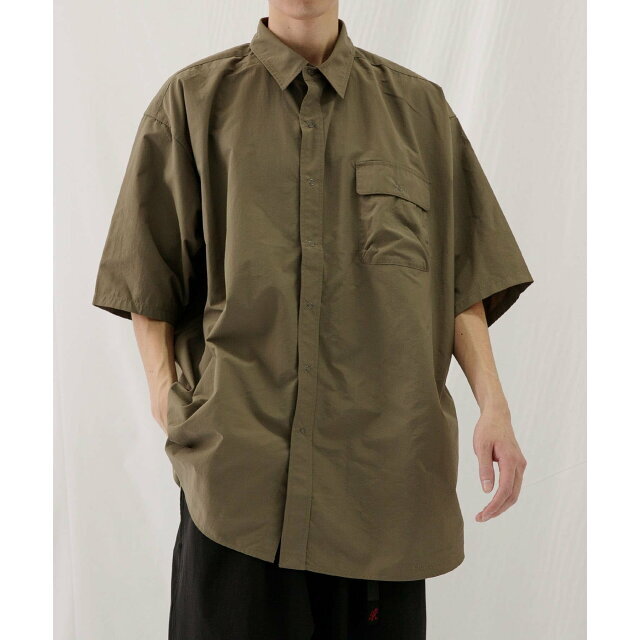 【BRN】『速乾』『撥水』『別注』BURLAP OUTFITTER*EKAL サプレックスナイロンS/Sシャツ