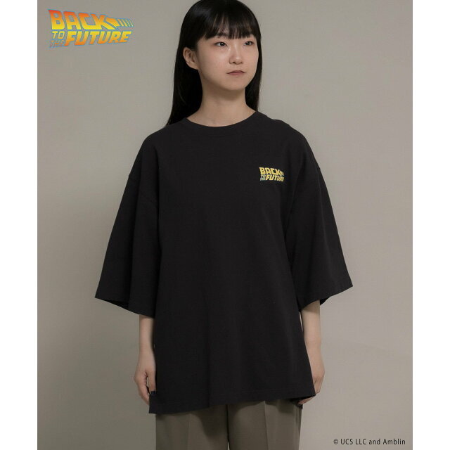 【BLACK】Uiscel 『BACK TO THE FUTURE』TシャツA 1