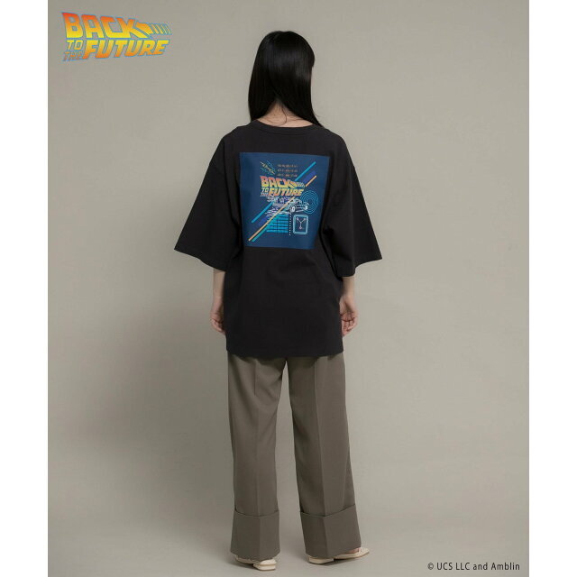 【BLACK】Uiscel 『BACK TO THE FUTURE』TシャツA 4