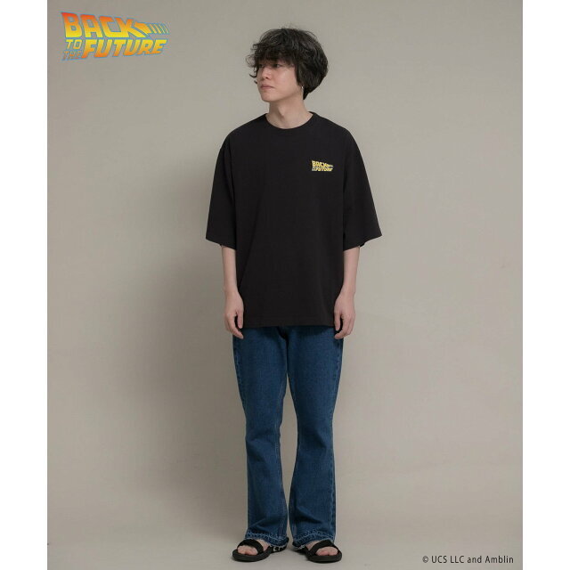 【BLACK】Uiscel 『BACK TO THE FUTURE』TシャツA 5