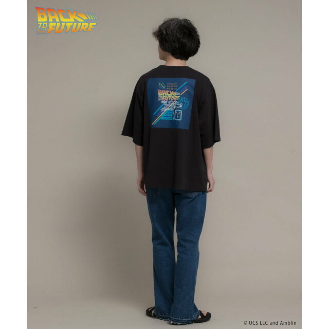 【BLACK】Uiscel 『BACK TO THE FUTURE』TシャツA 7