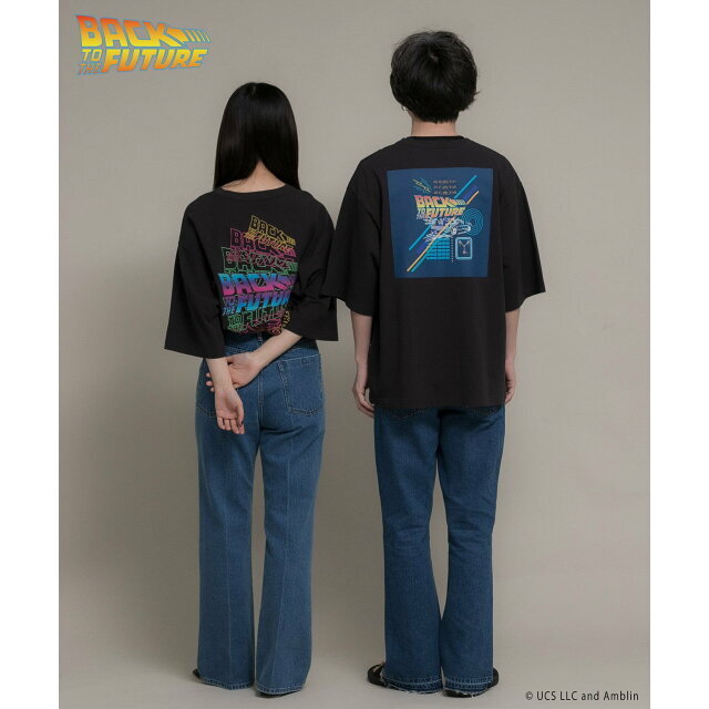 【BLACK】Uiscel 『BACK TO THE FUTURE』TシャツA 8