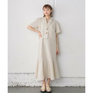 レトロガール(RETRO GIRL)の【エクリュ】シャツJKセットキャミワンピ(その他)