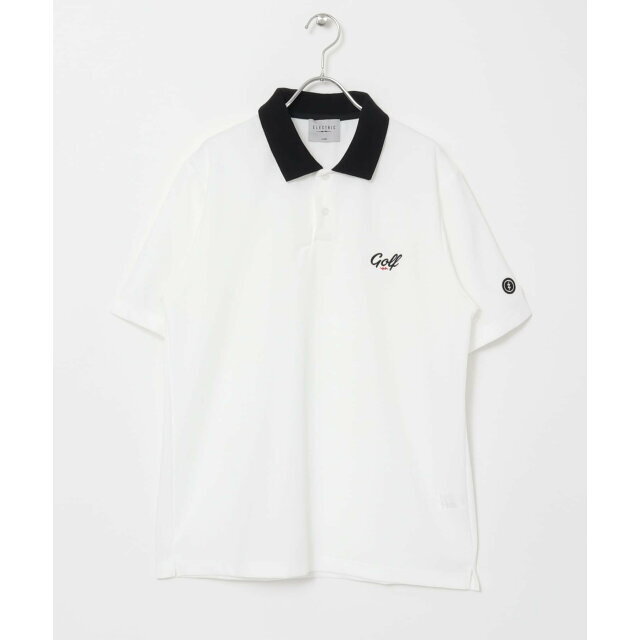 Sonny Label(サニーレーベル)の【WHITE】ELECTRIC GOLF SWITCH COLLAR ポロシャツ メンズのトップス(ポロシャツ)の商品写真