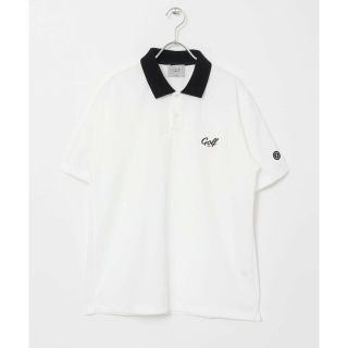 サニーレーベル(Sonny Label)の【WHITE】ELECTRIC GOLF SWITCH COLLAR ポロシャツ(ポロシャツ)