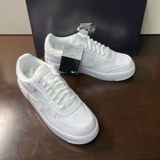 【新品 26.5 cm相当】NIKE エアフォース 1シャドウ ホワイト 厚底 27