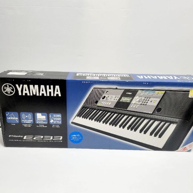 YAMAHA/ヤマハ 電子キーボード 電子ピアノ PSR-E233 楽器の鍵盤楽器(キーボード/シンセサイザー)の商品写真