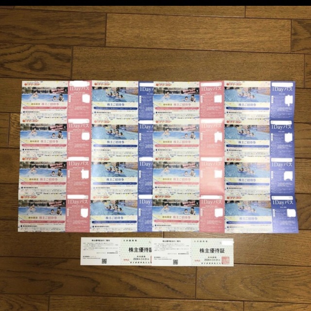 東京都競馬　株主優待　２セット チケットの施設利用券(遊園地/テーマパーク)の商品写真