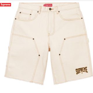 シュプリーム(Supreme)のCutoff Double Knee Denim Painter Short(ショートパンツ)