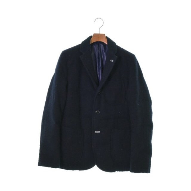COMME des GARCONS HOMME テーラードジャケット S 紺 【古着】【中古