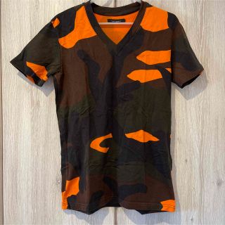 ウノピゥウノウグァーレトレ(1piu1uguale3)の1piu1uguale3 camouflage vneck S/S Tshirt(Tシャツ/カットソー(半袖/袖なし))