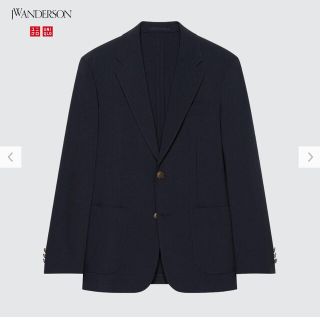 ユニクロ(UNIQLO)の【タグ付き】UNIQLO×JWANDERSON 感動ブレザー M ネイビー(テーラードジャケット)