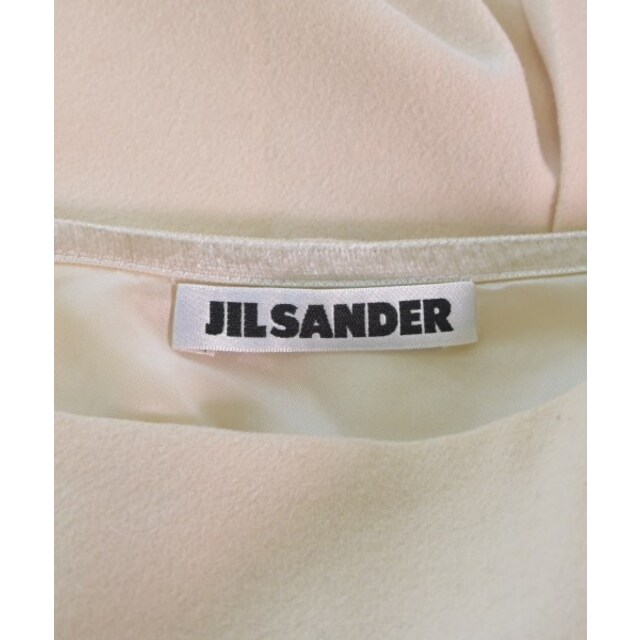 Jil Sander(ジルサンダー)のJIL SANDER ジルサンダー ひざ丈スカート 32(XXS位) クリーム 【古着】【中古】 レディースのスカート(ひざ丈スカート)の商品写真