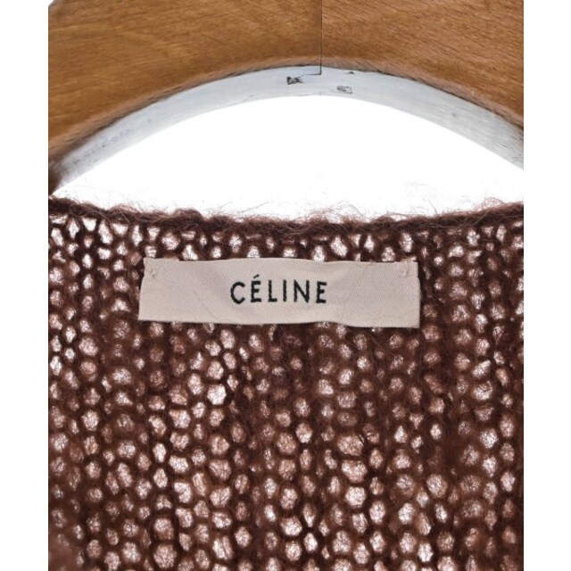 CELINE セリーヌ ベスト S 茶 2