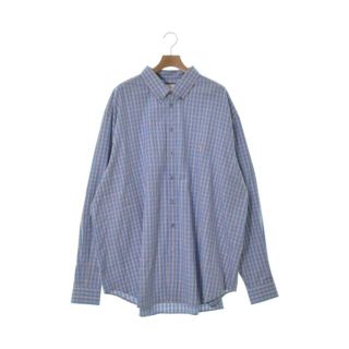 グッチ(Gucci)のGUCCI カジュアルシャツ 48(L位) 青x緑xオレンジ等(チェック) 【古着】【中古】(シャツ)