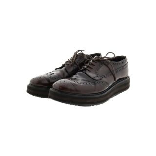 プラダ(PRADA)のPRADA プラダ シューズ（その他） UK6 1/2(25cm位) 茶系 【古着】【中古】(その他)