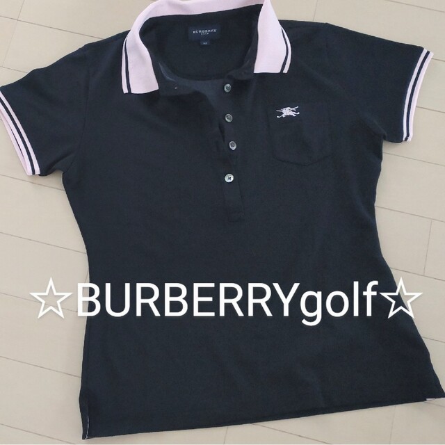 美品★BURBERRYgolf★Ladiesポロシャツ | フリマアプリ ラクマ