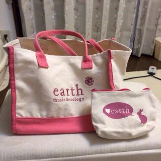 アースミュージックアンドエコロジー(earth music & ecology)のearth☆バック  SALE近々開催！(トートバッグ)