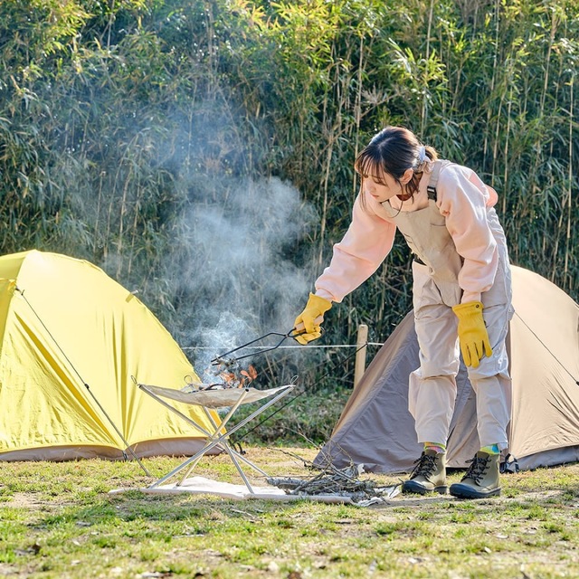 ワークマン　値下げ不可　レディースガーデニングサロペット　ベージュL レディースのパンツ(サロペット/オーバーオール)の商品写真