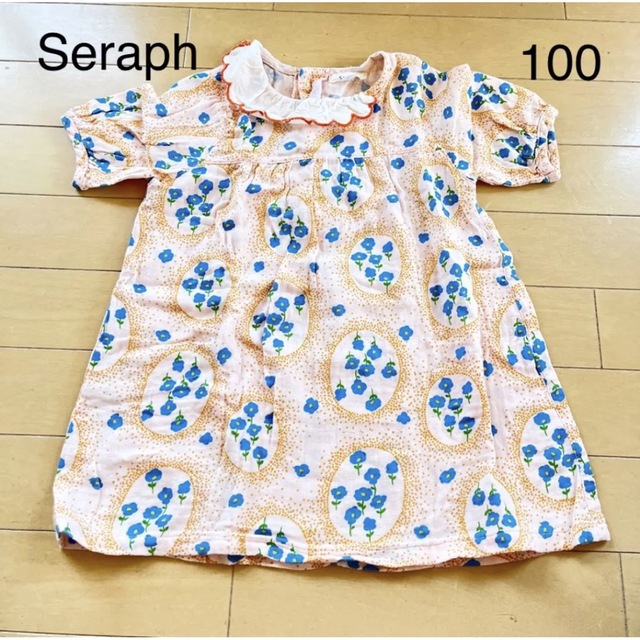 Seraph(セラフ)のセラフ  ダブルガーゼ　花柄ワンピース キッズ/ベビー/マタニティのキッズ服女の子用(90cm~)(ワンピース)の商品写真