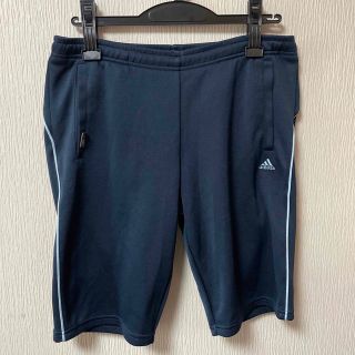 アディダス(adidas)のadidas アディダス　短パン　ジャージ　ネイビー　M(ウェア)