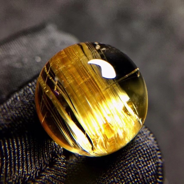 ⭐︎【天然】タイチンクオーツ 丸玉 11mm-
