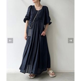 アパルトモンドゥーズィエムクラス(L'Appartement DEUXIEME CLASSE)の【Col Pierrot /コル ピエロ】RAMIE MAXI DRESS(ロングワンピース/マキシワンピース)