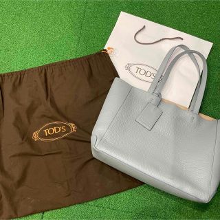 値下げしました！TODS 希少！トートバッグ　ライトブルー　品　状態良好