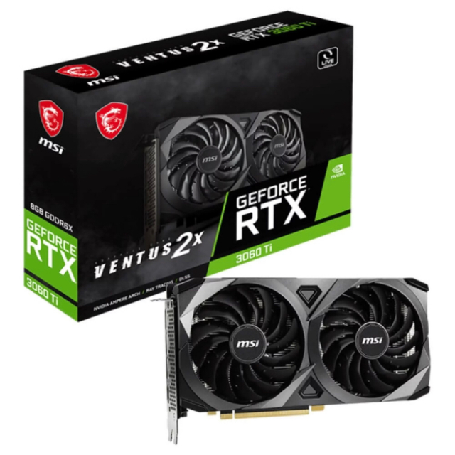 MSI GeForce RTX 3060 Ti VENTUS 2X 8GD6Xスマホ/家電/カメラ