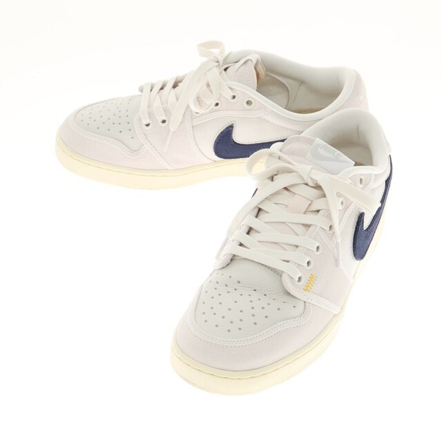 ユニオン UNION 2023年春夏 × NIKE AIR JORDAN 1 KO LOW SP エアジョーダン1 ロー レザー スニーカー オフホワイト【サイズ27cm】【メンズ】