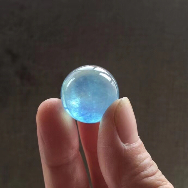 天然】アクアマリン 丸玉 22.5mm-