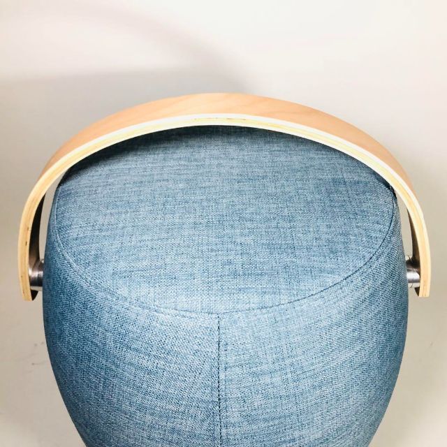 【美品】ミーティアⅡ スツール 関家具 椅子 オットマン ハンドル付き 北欧