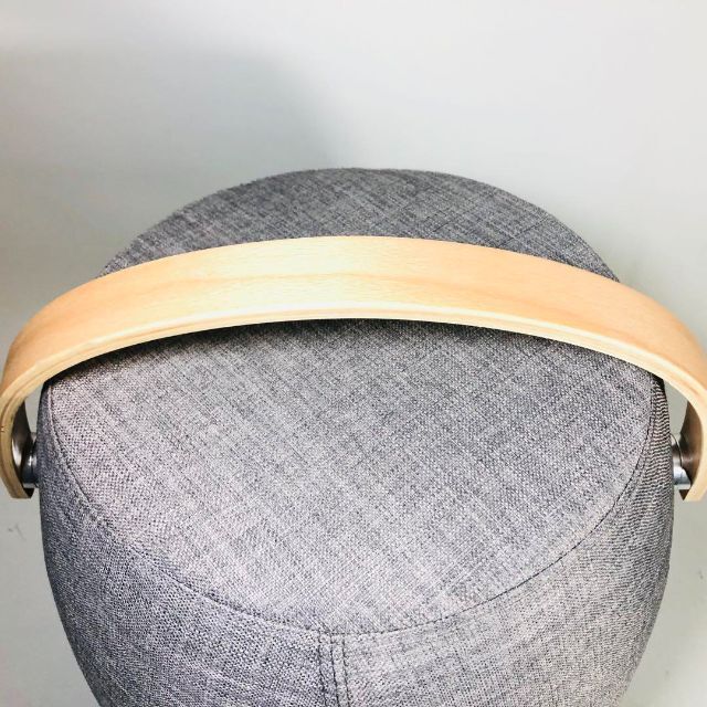 【美品】ミーティアⅡ スツール 関家具 椅子 オットマン ハンドル付き 北欧