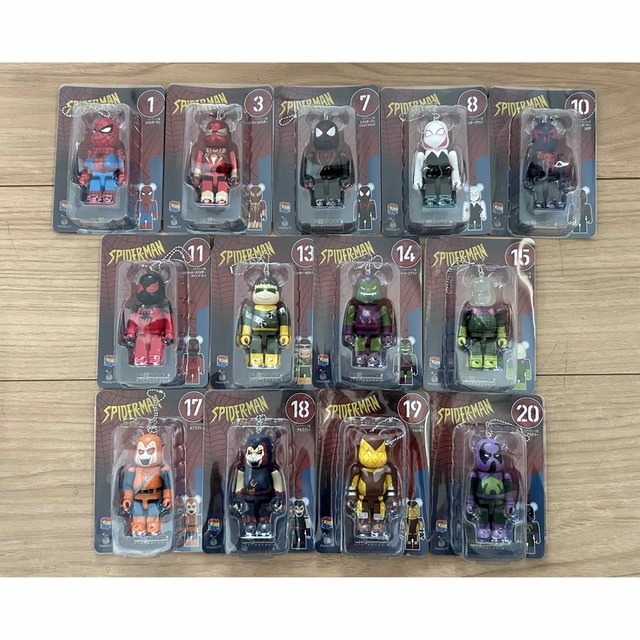 BE@RBRICK - 新品未開封 ベアブリック スパイダーマン ヴェノム 13種類