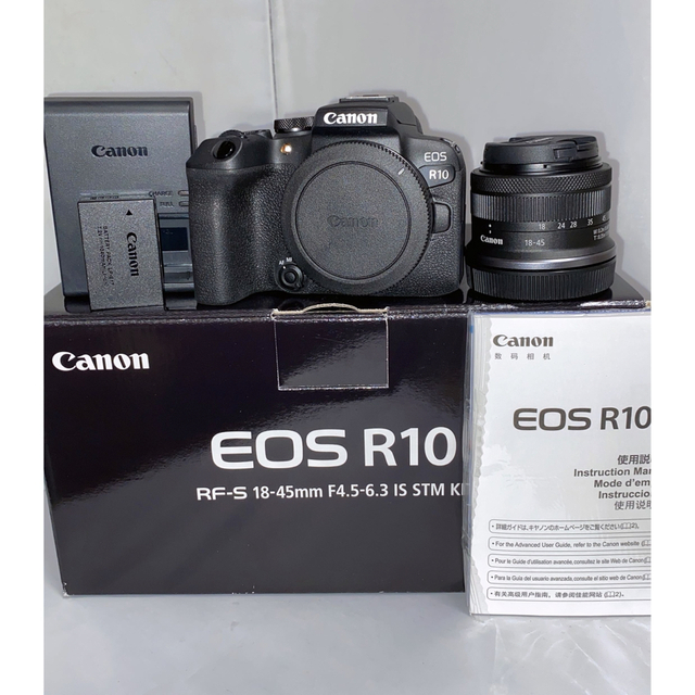 【新品級】Canon eos R10 18-45mm レンズキット ボディ 本体