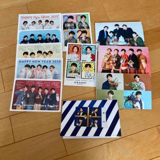 ジャニーズ(Johnny's)の嵐　年賀状　バースデーカード11枚(アイドルグッズ)