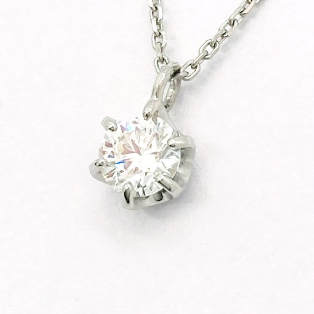 【新品】ダイヤモンド　ネックレス　一粒　0.4ct　プラチナ