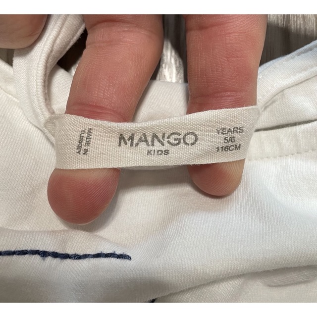 MANGO(マンゴ)のMANGO KIDS マンゴー キッズ Tシャツ 116cm キッズ/ベビー/マタニティのキッズ服女の子用(90cm~)(Tシャツ/カットソー)の商品写真