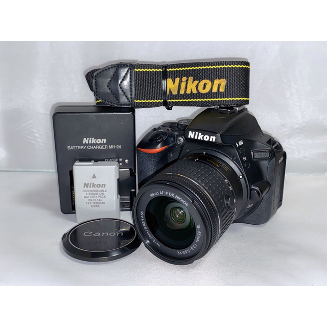 Nikon(ニコン)の【最新機種‼︎】Nikon D5600 18-55mm VR レンズキット スマホ/家電/カメラのカメラ(デジタル一眼)の商品写真