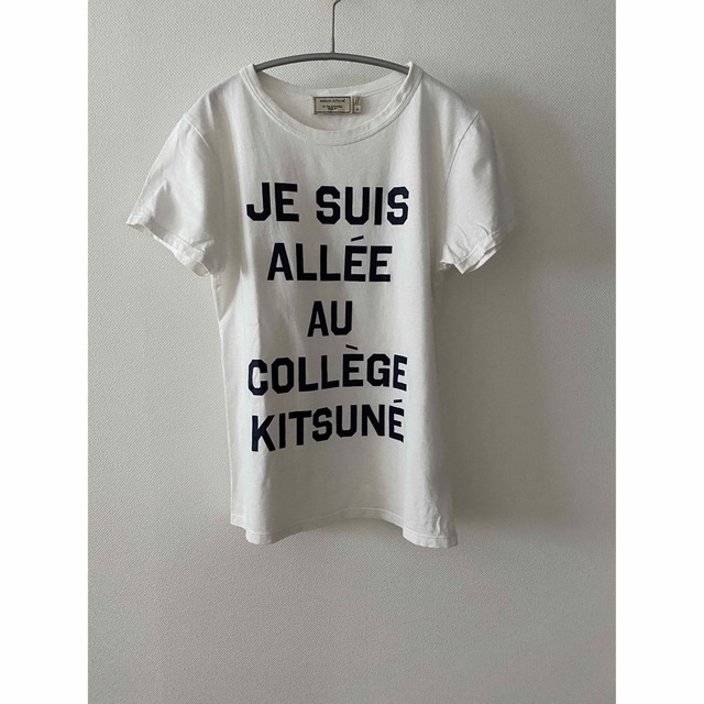 MAISON KITSUNE'(メゾンキツネ)のメゾンキツネ　ロゴTシャツ レディースのトップス(Tシャツ(半袖/袖なし))の商品写真