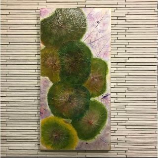 アジアンアート ボタニーペインティング82×41(絵画/タペストリー)