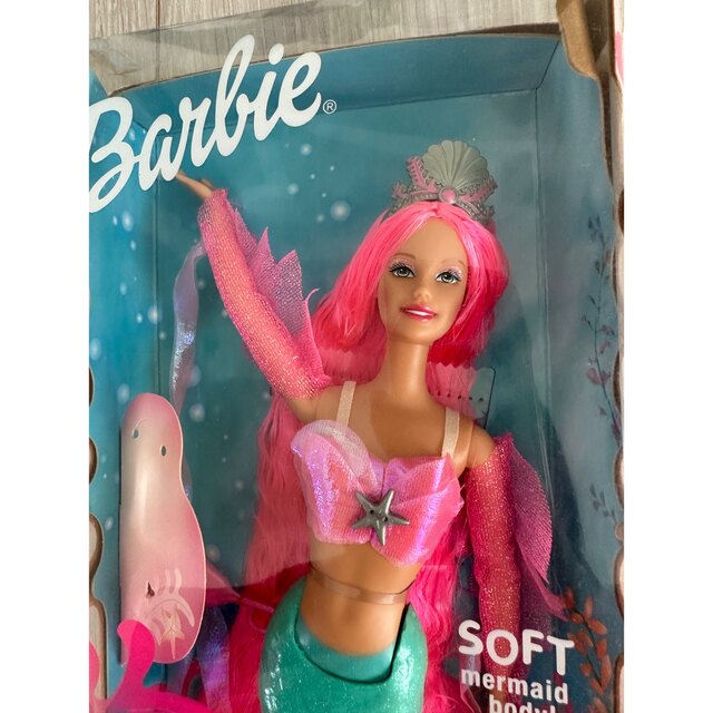 Barbie(バービー)のバービーBarbieマーメイド　ナイルパーチ　マイリトルポニー ゆめかわピンク キッズ/ベビー/マタニティのおもちゃ(ぬいぐるみ/人形)の商品写真