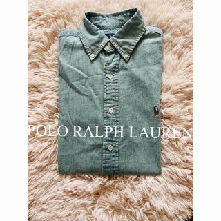 ポロラルフローレン(POLO RALPH LAUREN)の美品　ポロ　ラルフローレン　シャツ　トップス　デニム　デニムシャツ　人気　完売(シャツ/ブラウス(長袖/七分))